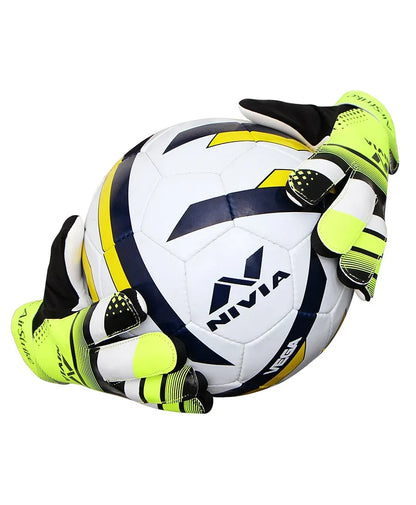 Nivia_Airstrike_Football_Goalkeeper_Gloves_Black_Green_Creative_InstaSport