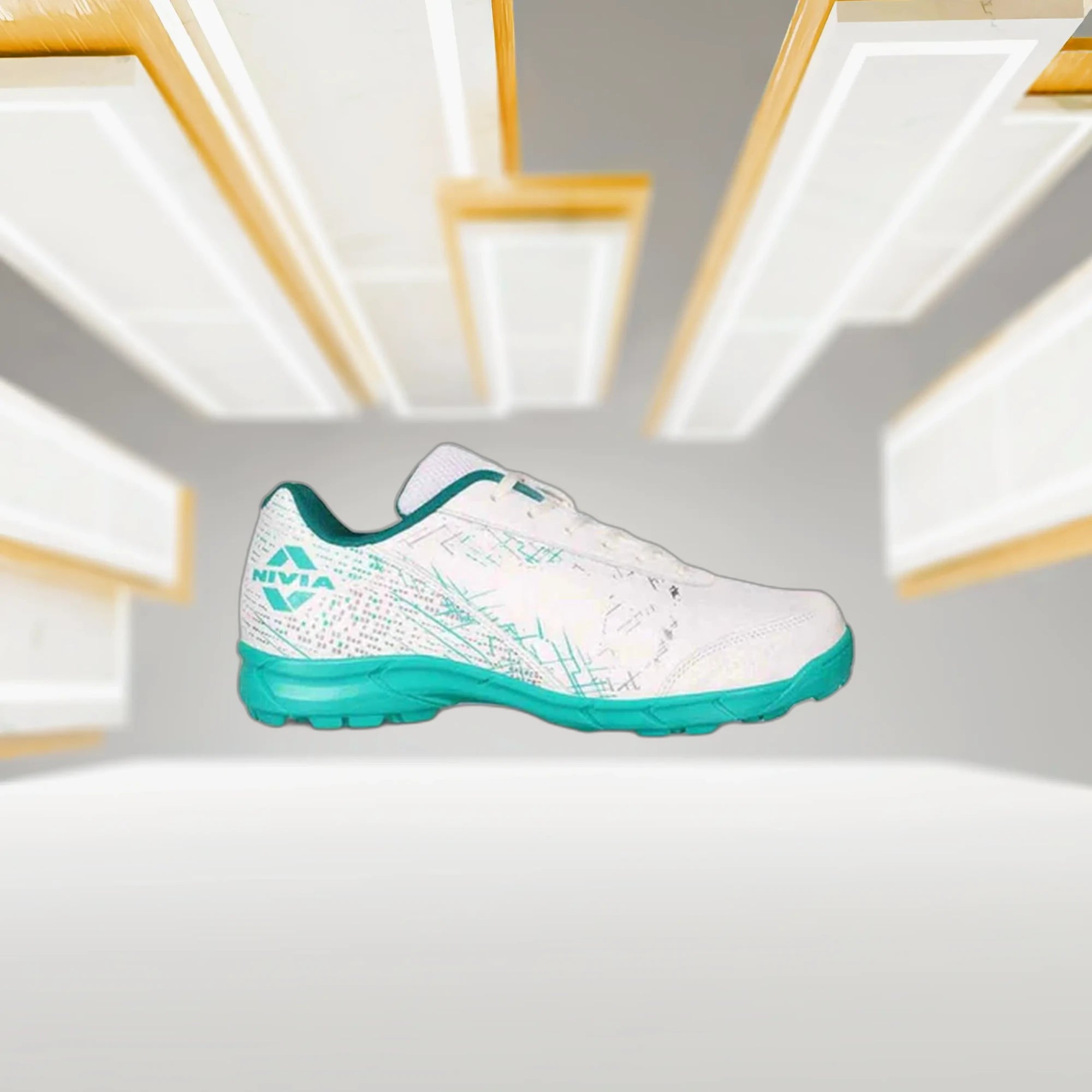 Nivia_Bounce_Cricket_Shoes_Turquoise_Main_InstaSport