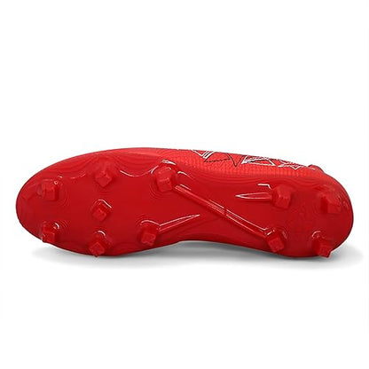 Nivia_Carbonite_7.0_Crest_Red_Football_Studs_Spikes_InstaSport