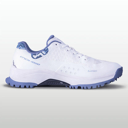 Nivia_Crick_1000_2_Cricket_Shoes_White_Gulf_Coast_Left_InstaSport