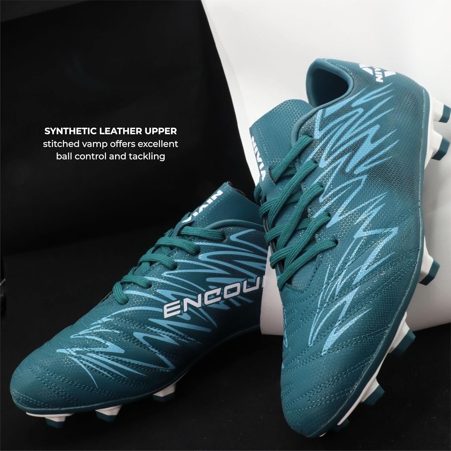 Nivia_Encounted_11_Football_Studs_Arabian_Green_Creative_InstaSport