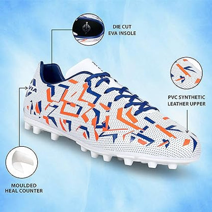 Nivia Encounter MG 2.0 Synthetic Leather Football Studs - MultiColor