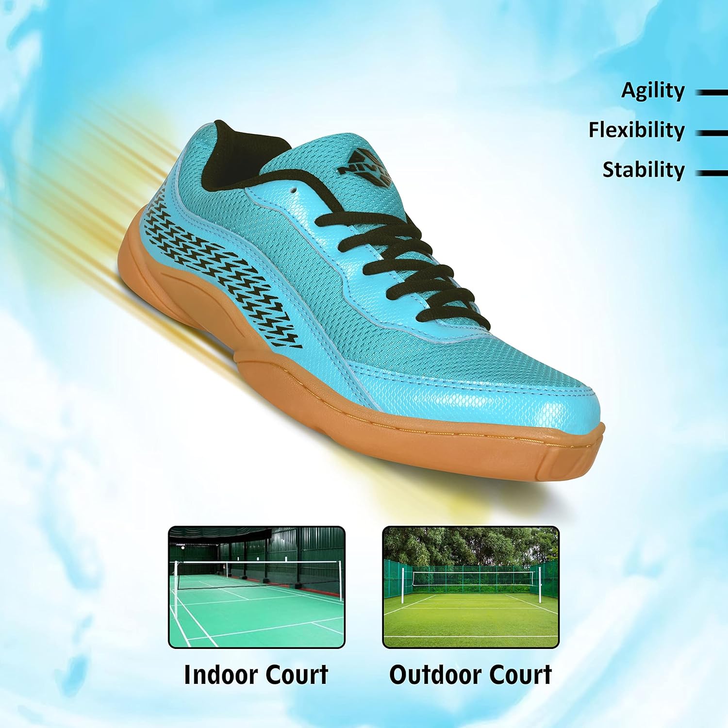 Nivia_Flash_2_Badminton_Shoes_Blue_Durable_InstaSport