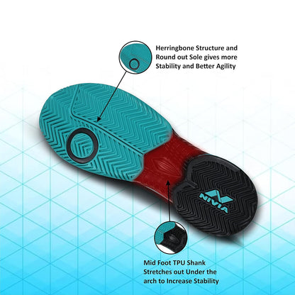 Nivia_Ray_3_Tennis_Shoes_Turquoise_Sole_InstaSport