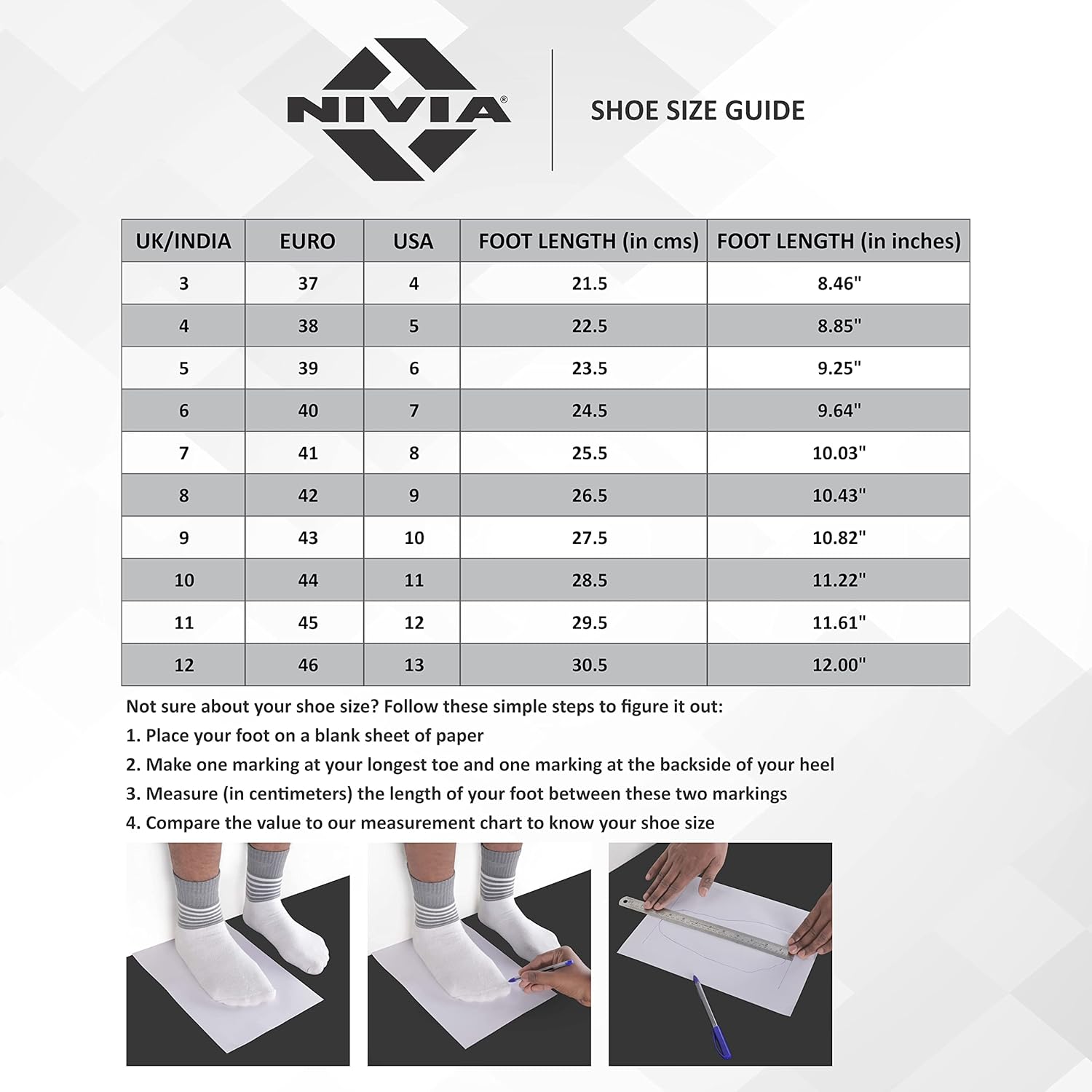 Nivia_Shastra_PU_Synthetic_Leather_Football_Studs_Size_Chart_InstaSport