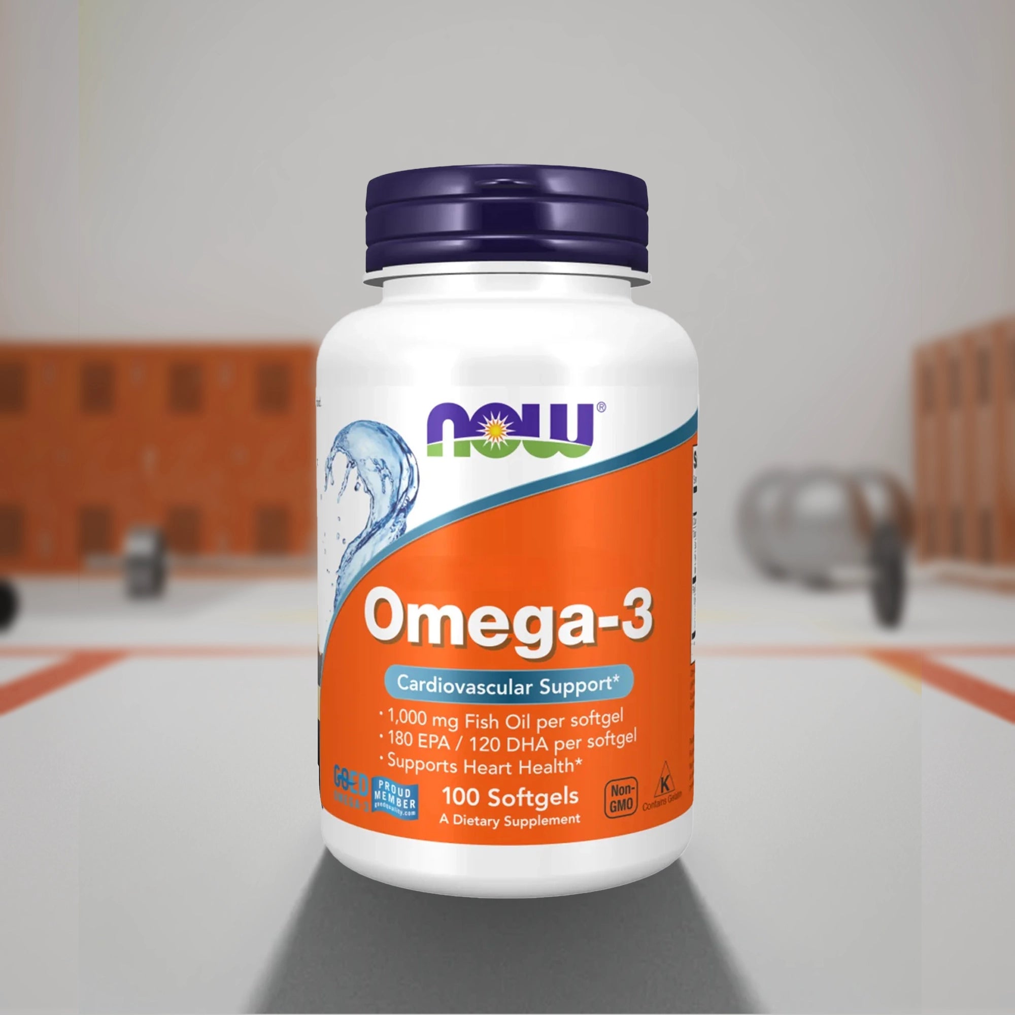 Now Foods Omega-3 1000mg (Fish Oil) 200 Softgel