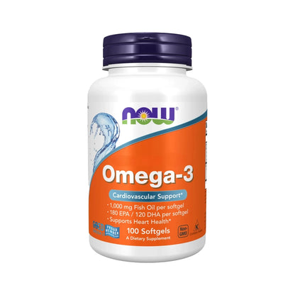 Now Foods Omega-3 1000mg (Fish Oil) 200 Softgel