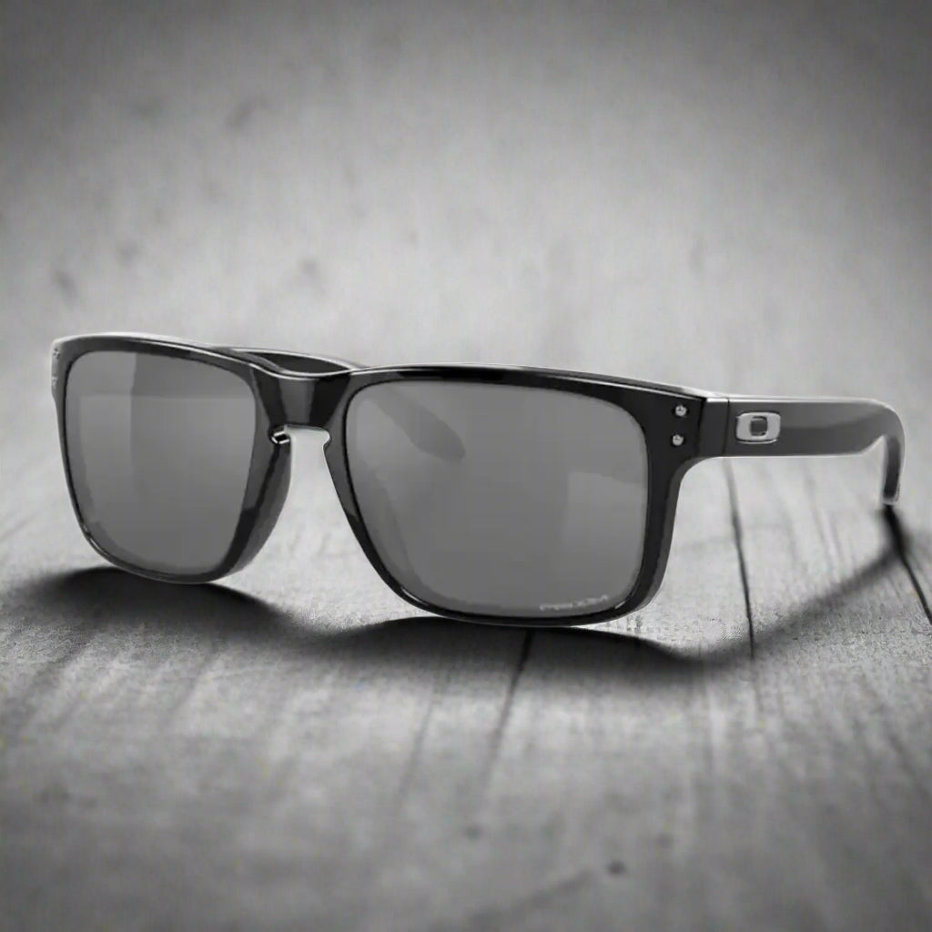 Oakley_Holbrook_Sunglass_PolishedBlack_PrizmBlackLens_FrontSide_Instasport