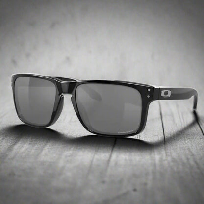 Oakley_Holbrook_Sunglass_PolishedBlack_PrizmBlackLens_FrontSide_Instasport