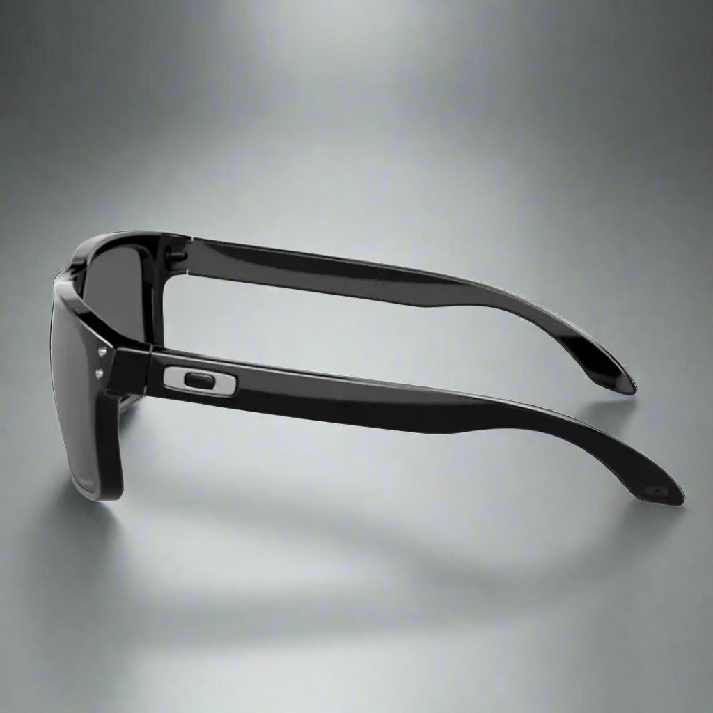 Oakley_Holbrook_Sunglass_PolishedBlack_PrizmBlackLens_Sideview_Instasport