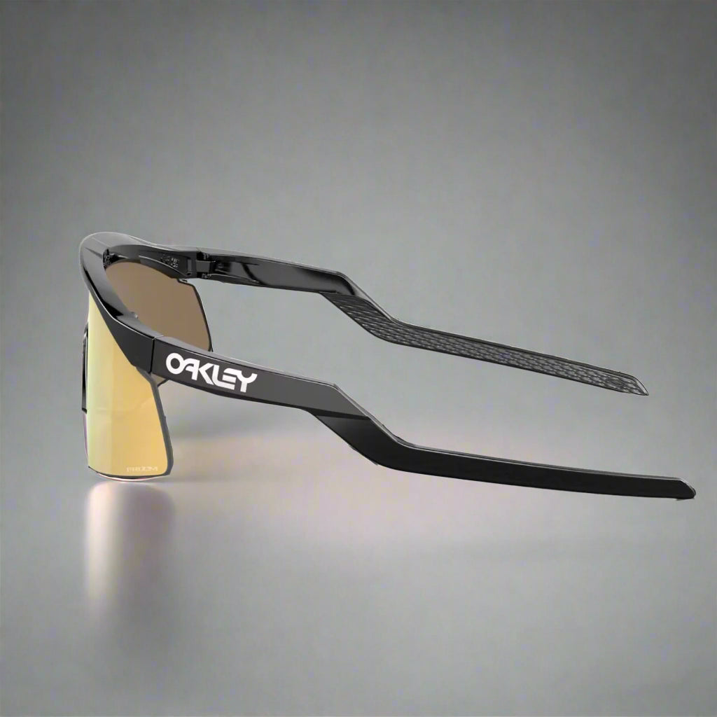 Oakley_HydraPrizm_24k_lens_Sunglass_Black_Sideview_Instasport