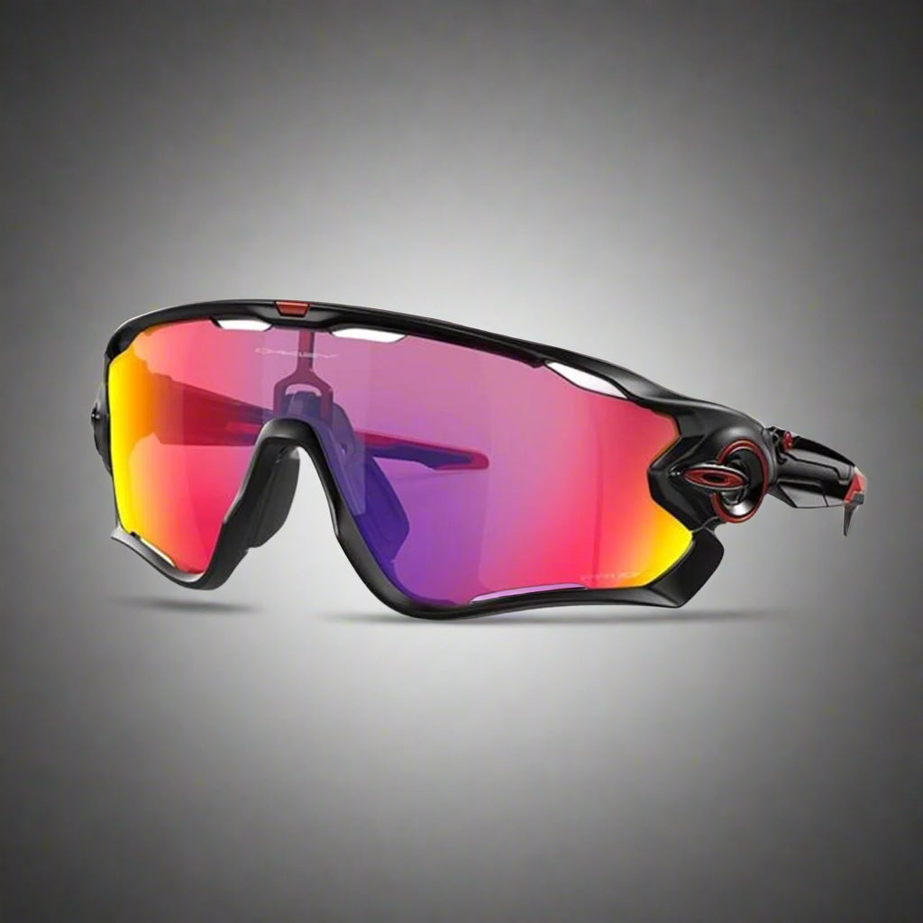 Oakley_Jawbreaker_PrizmRoad_LensSunglass_MatteBlack_Frontside_Instasport