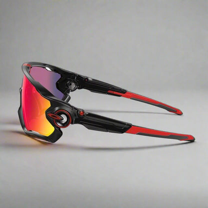 Oakley_Jawbreaker_PrizmRoad_LensSunglass_MatteBlack_Sideview_Instasport