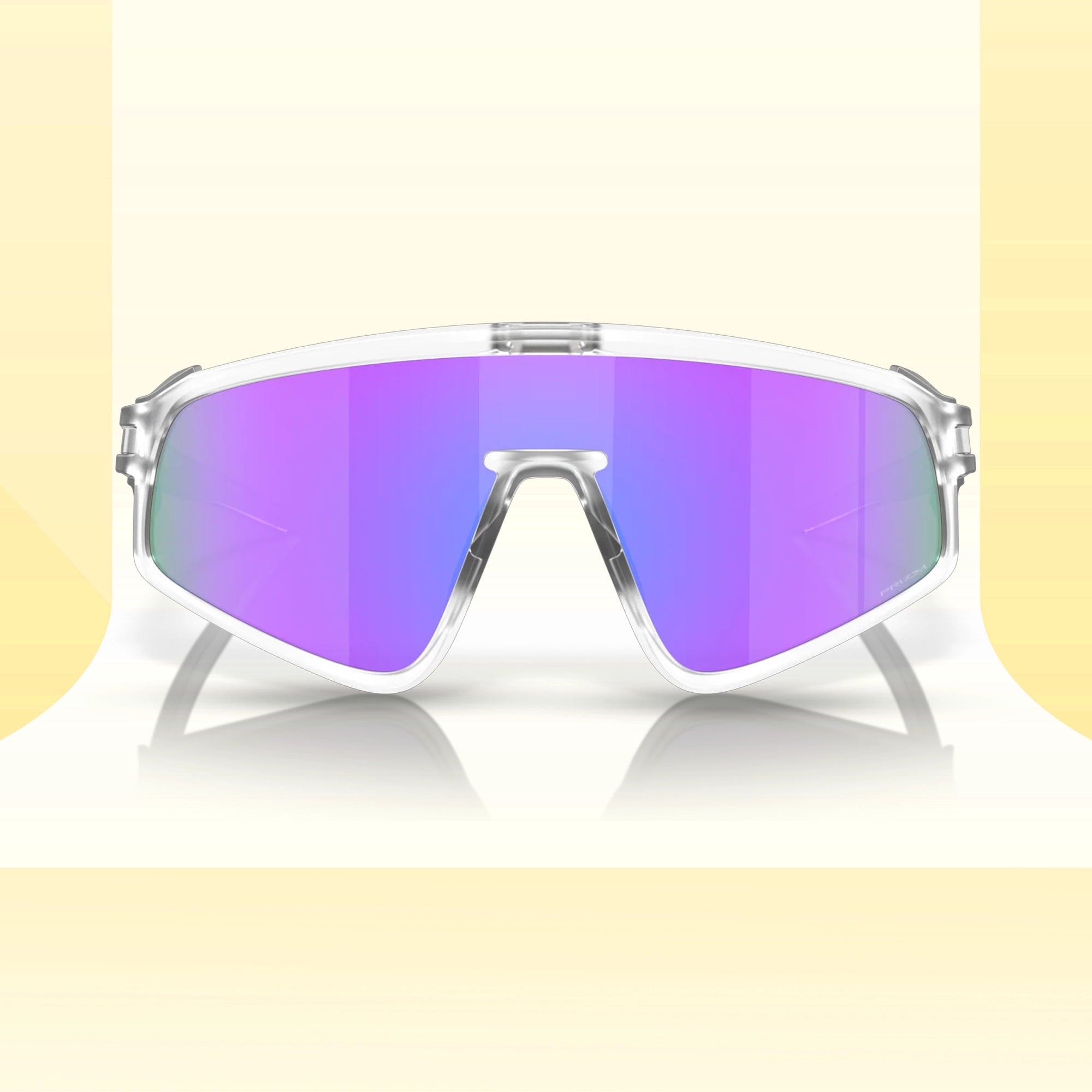 Oakley_Latch_PanelSunglass_MatteClearPrizm_VioletLens_Instasport