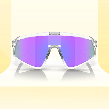 Oakley_Latch_PanelSunglass_MatteClearPrizm_VioletLens_Instasport