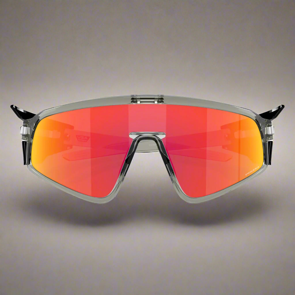 Oakley_Latch_Panel_Sunglass_MatteGreySmoke_PrizmRubyLens_Front_Instasport
