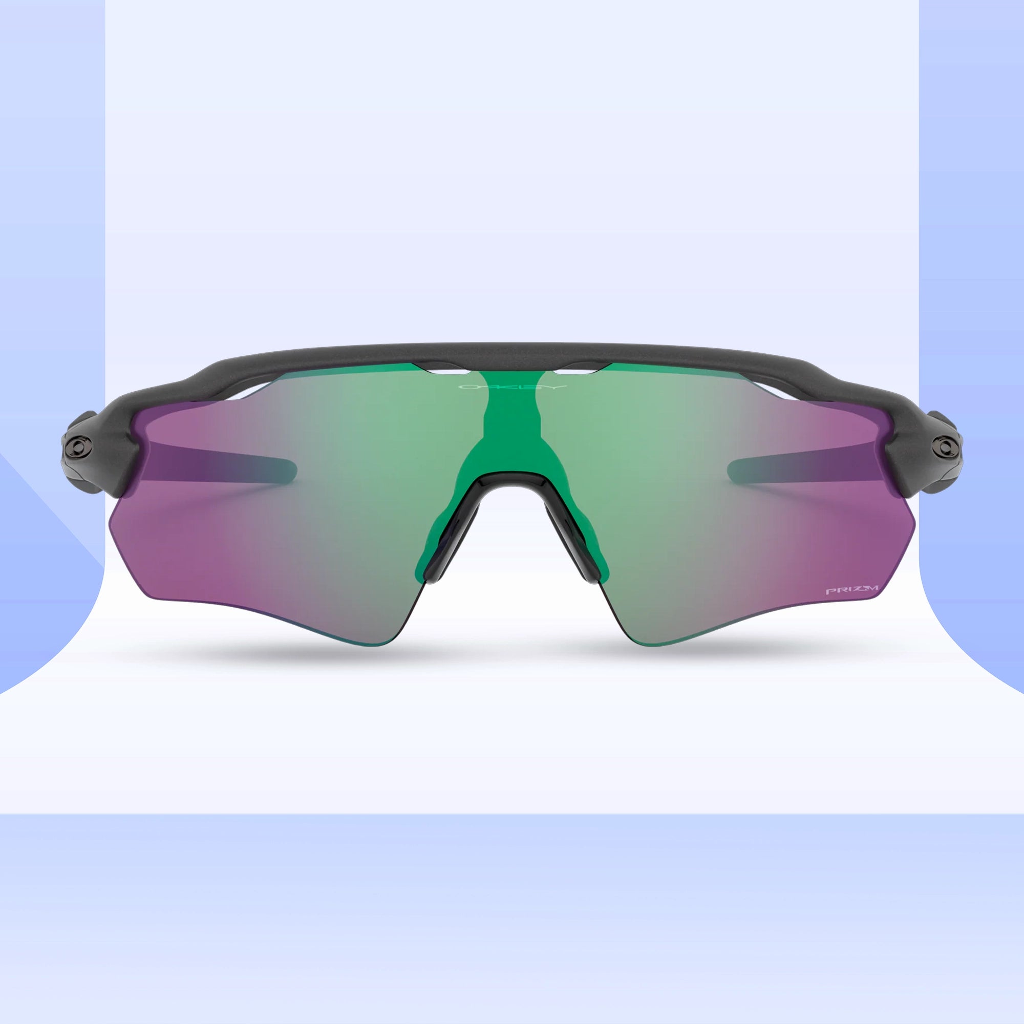 Oakley Radar EV Path Sunglass Steel Prizm Road Jade Steel Prizm Road Jade Free Size