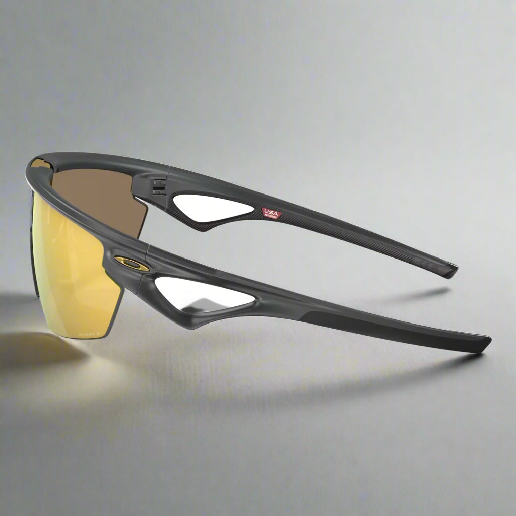 Oakley_SphaeraSunglass_MatteCarbon_Prizm_24KPolarizedLens_Side_Instasport