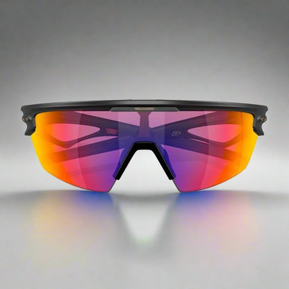 Oakley_Sphaera_Sunglass_MatteBlack_PrizmRoadLens_FrontView_Instasport