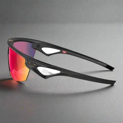 Oakley_Sphaera_Sunglass_MatteBlack_PrizmRoadLens_SideView_Instasport