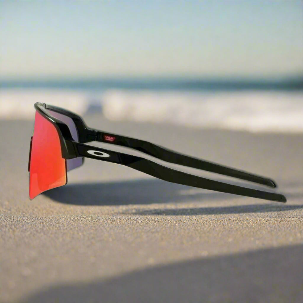 Oakley_Sutrolite_Sweep_MatteBlack_PrizmRoadLens_Sideview_Instasport