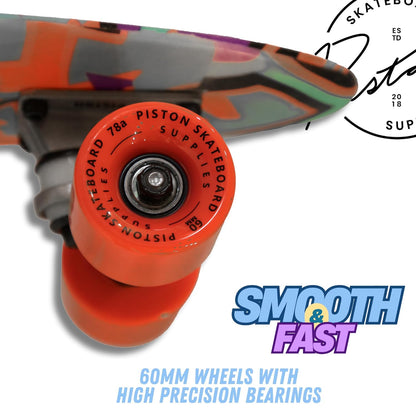 Piston_Mini_Cruiser_22_Beginner_SkateBoard_Retro_Wheels_InstaSport