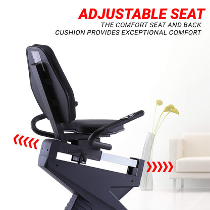 Powemax_BR_800_Commercial_Recumbent_Bike_Adjustable_Seat_InstaSport