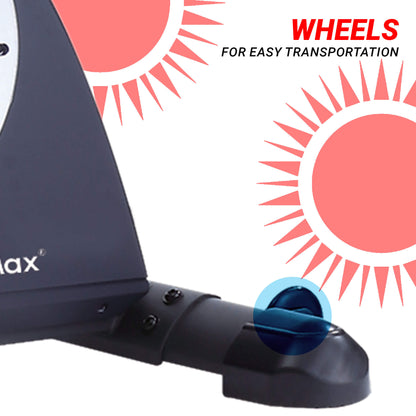 Powemax_BR_800_Commercial_Recumbent_Bike_Adjustable_Wheels_InstaSport