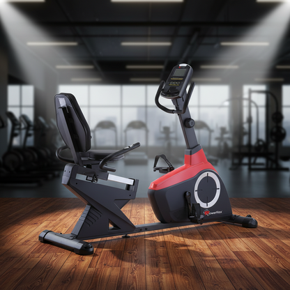 Powemax_BR_800_Commercial_Recumbent_Bike_Adjustable_Resistance_Controller_InstaSport