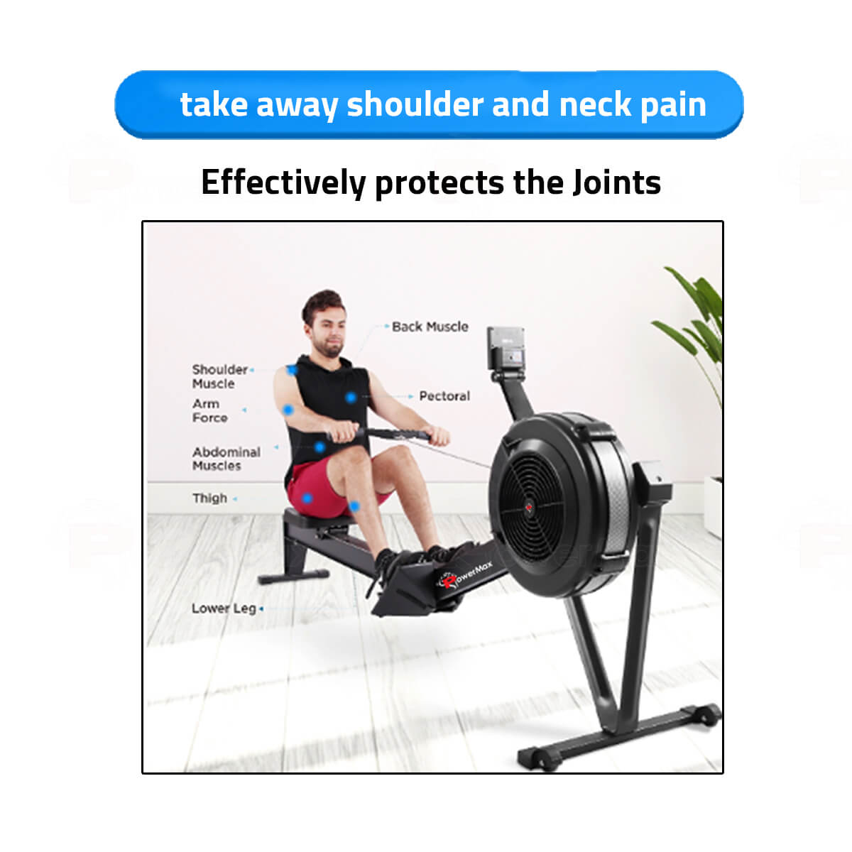 Powermax_1000_Water_Rowing_Maching_Place_InstaSport