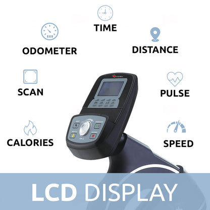 Powermax_BR_900_Commercial_Recumbent_Bike_LCD_Display_InstaSport