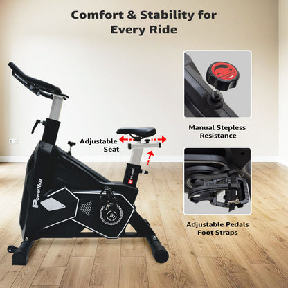 Powermax_BS3600_Commercial_Spin_Excercise_Bike_Adjustable_InstaSport