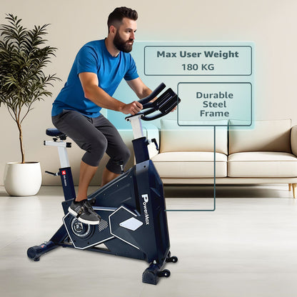 Powermax_BS3600_Commercial_Spin_Excercise_Bike_Left_InstaSport