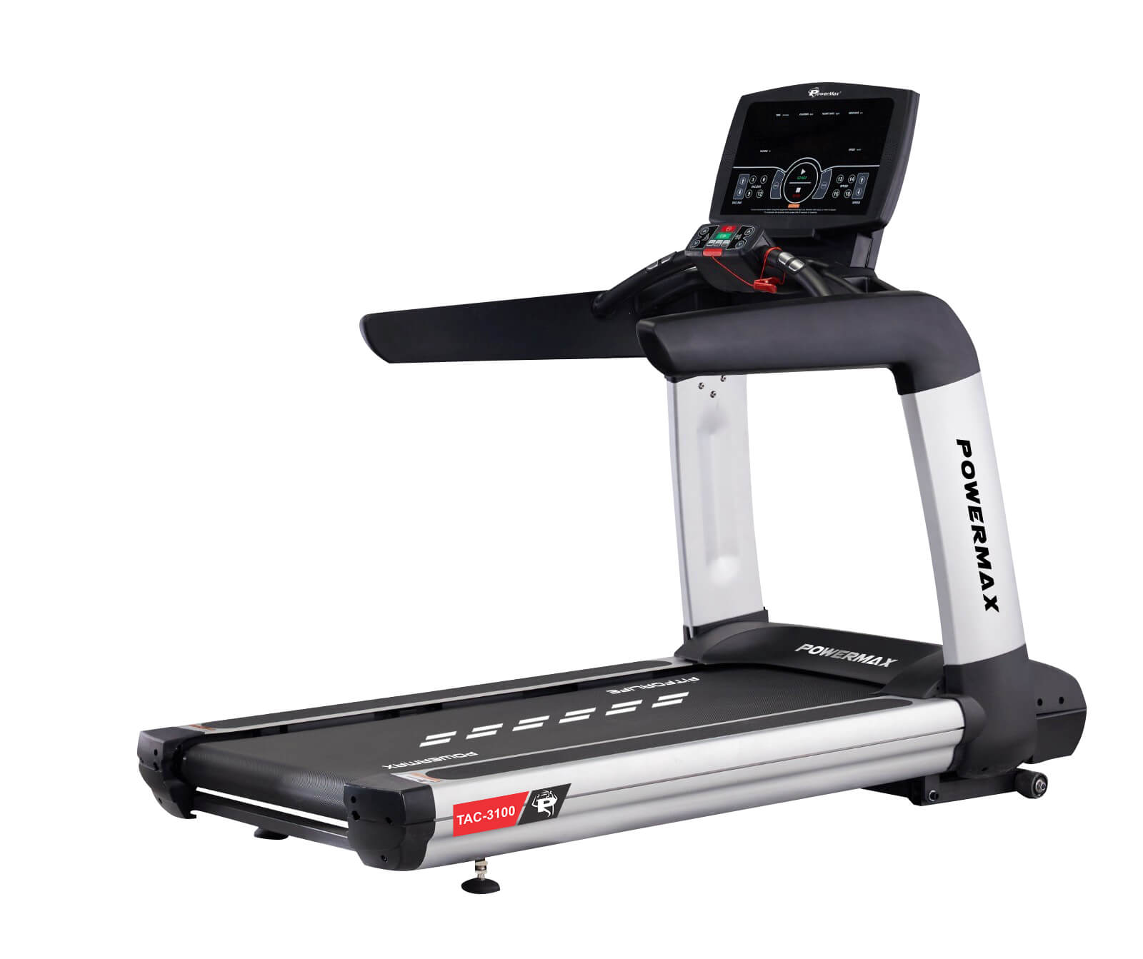 Powermax_TAC_3100_Premium_Commercial_AC_Treadmill_Side_InstaSport