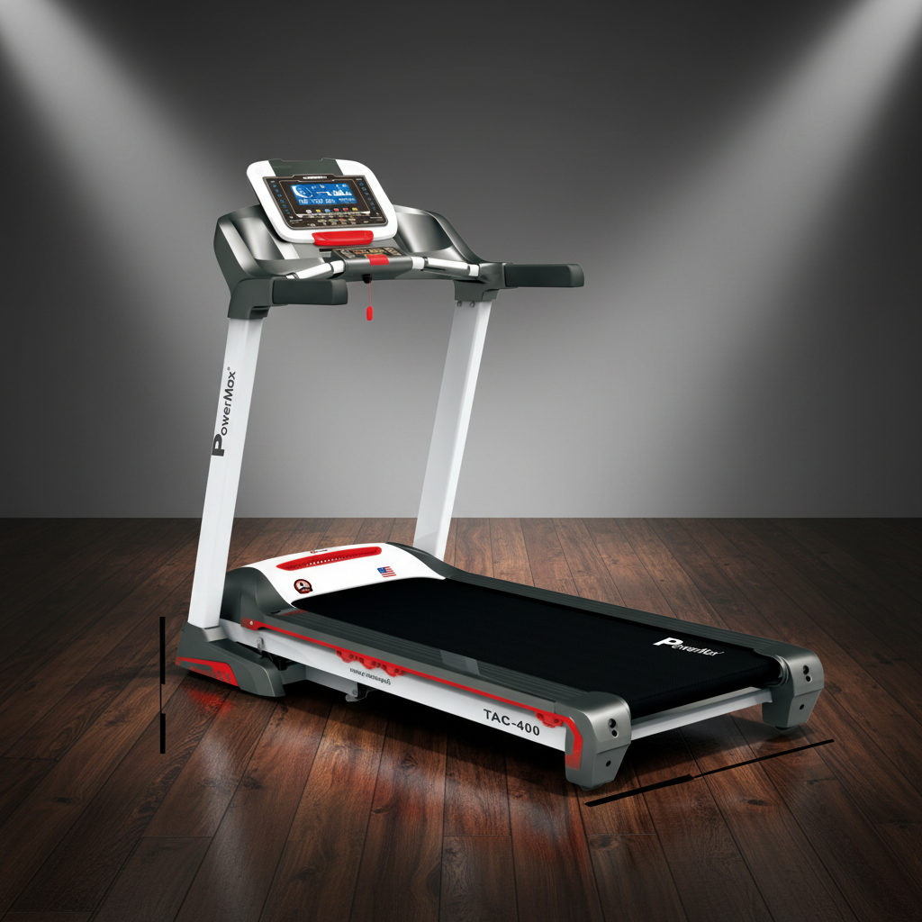 Powermax_TAC_400_Semi_Automatic_Treadmill_Main_InstaSport