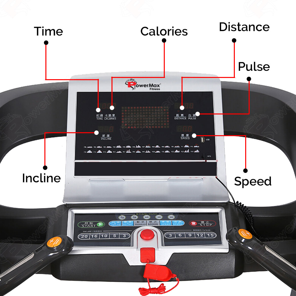 Powermax_TA_C4_Treadmill_Controls_InstaSport