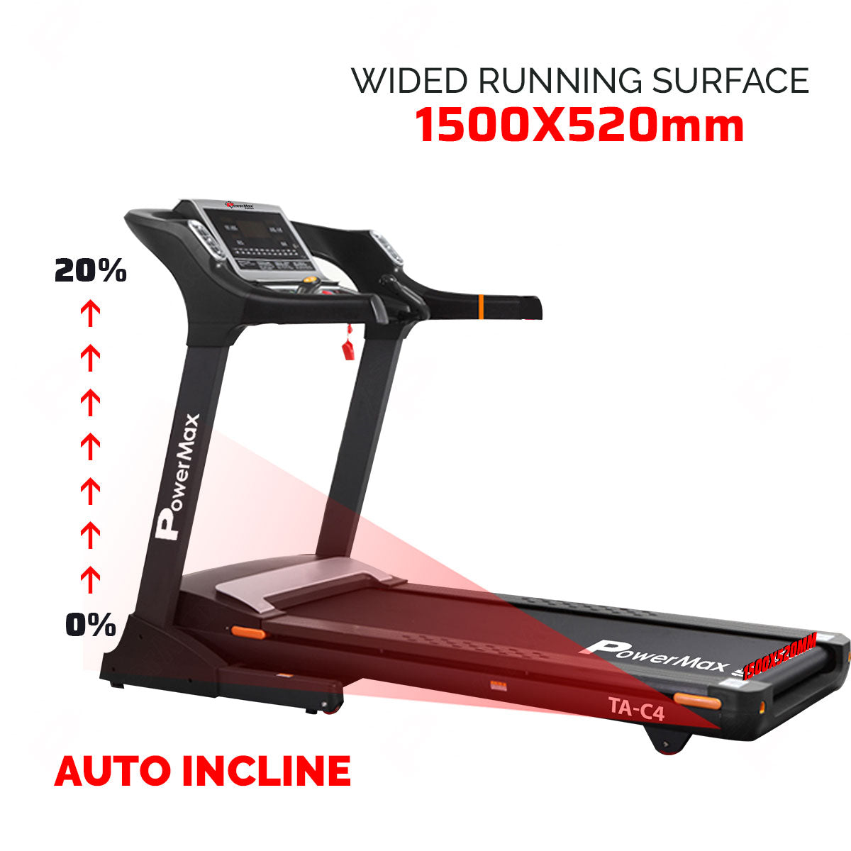 Powermax_TA_C4_Treadmill_Incline_InstaSport