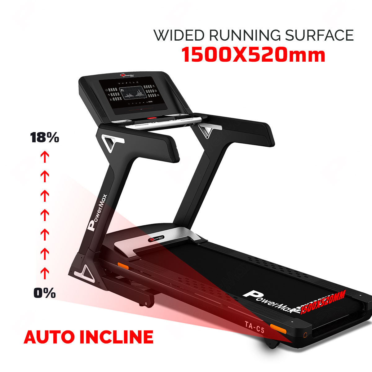 Powermax_TA_C5_Commercial_AC_Treadmill_Auto_Incline_InstaSport