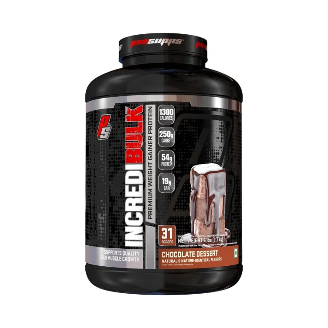 ProSupps Incredibulk Premium Weight Gainer Protein (Chocolate Dessert)