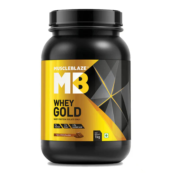 Muscle Blaze Whey Protein Gold - Milk Chocolate - InstaSport