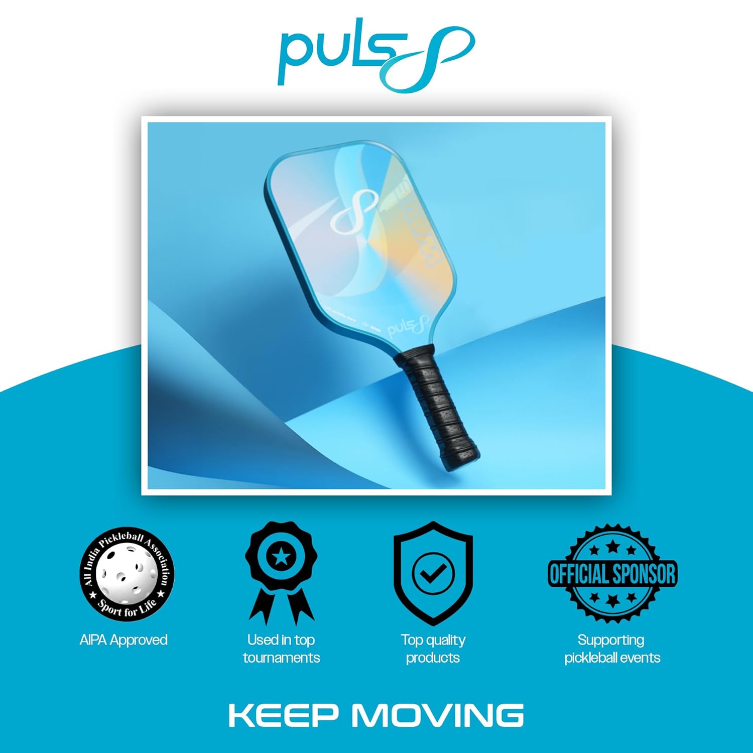 Puls8_Wave_2_Pickleball_Paddle_16mm_Blue_Cerfiticates_InstaSport