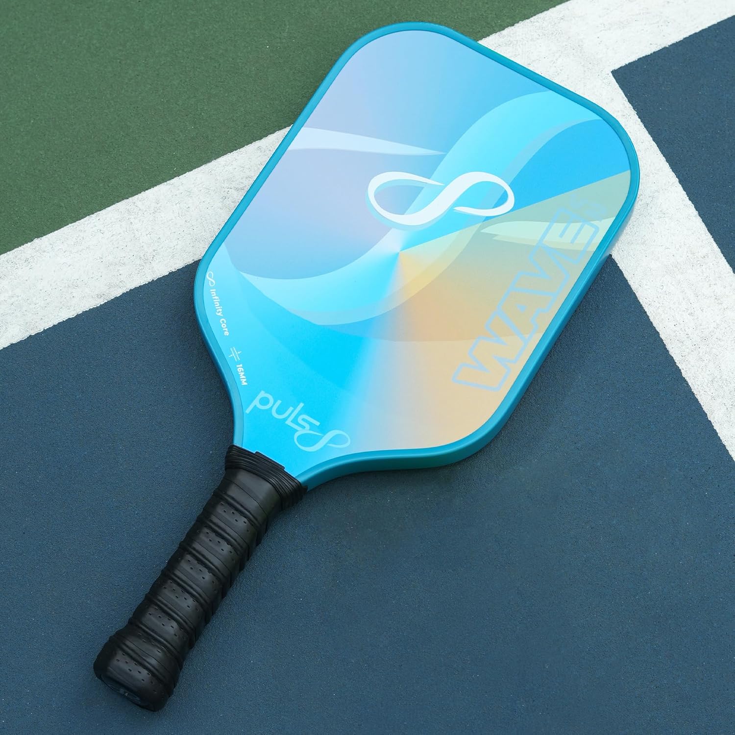 Puls8_Wave_2_Pickleball_Paddle_16mm_Blue_Creative_InstaSport