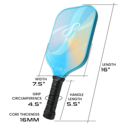 Puls8_Wave_2_Pickleball_Paddle_16mm_Blue_Info_InstaSport