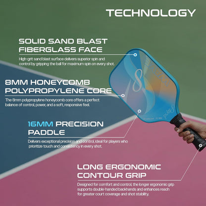 Puls8_Wave_2_Pickleball_Paddle_16mm_Blue_Technology_InstaSport