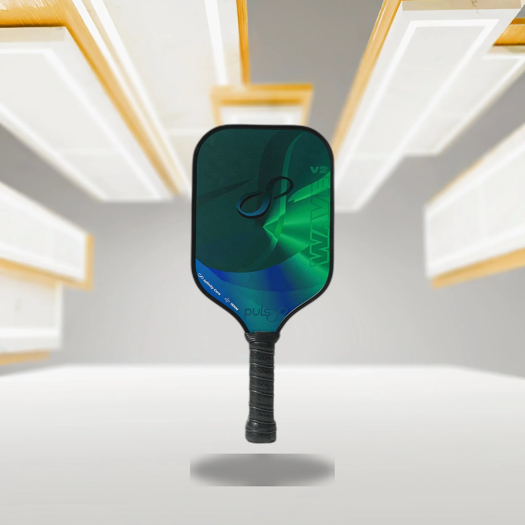 Pulse8_Wave_V2_Pickleball_Paddle_Blue_Green_InstaSport