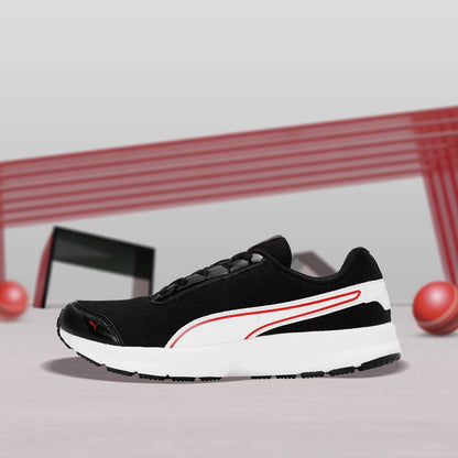 Puma Kuiper Men's Running Shoes (Black-White-High Risk Red) 31005902