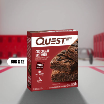 Quest Nutrition Bar – 60g x 12 (Chocolate Brownie)