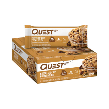 Quest Nutrition Bar – 60g x 12 (Chocolate Chip Cookies)