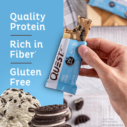 Quest Nutrition Bar – 60g x 12 (Cookies & Cream)