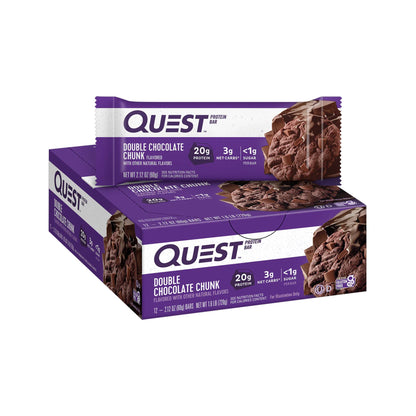 Quest Nutrition Bar – 60g x 12 (Double Chocolate Chunk)